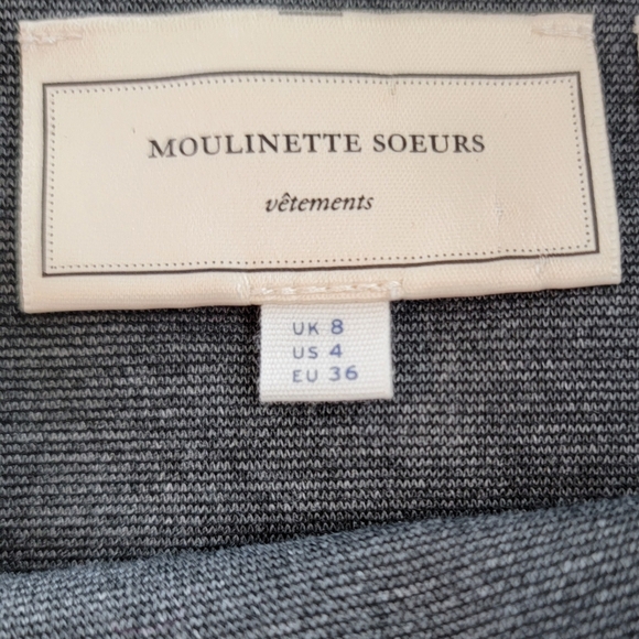 Anthropolgie Womens Moulinette Soeurs Multi Color Sequined Stripped Skirt Size 4 - Picture 4 of 8